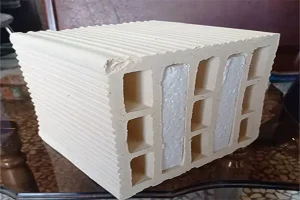 سفال 20*20 دو جداره فوم دار | آجر سفال وطن