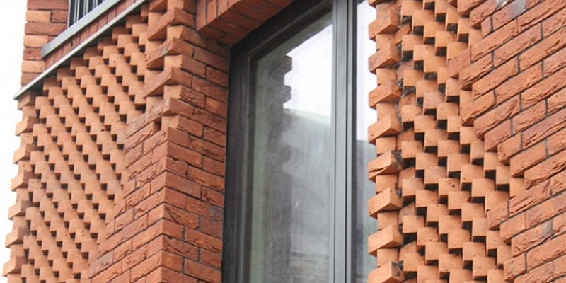 از کدام آجر نما برای دور پنجره استفاده کنیم؟